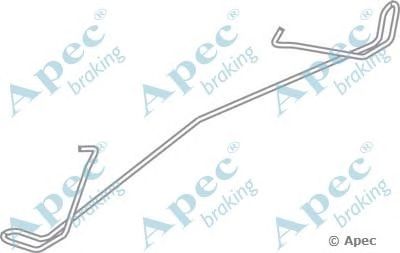 APEC BRAKING kit502 -  Комплектующие, тормозные колодки
